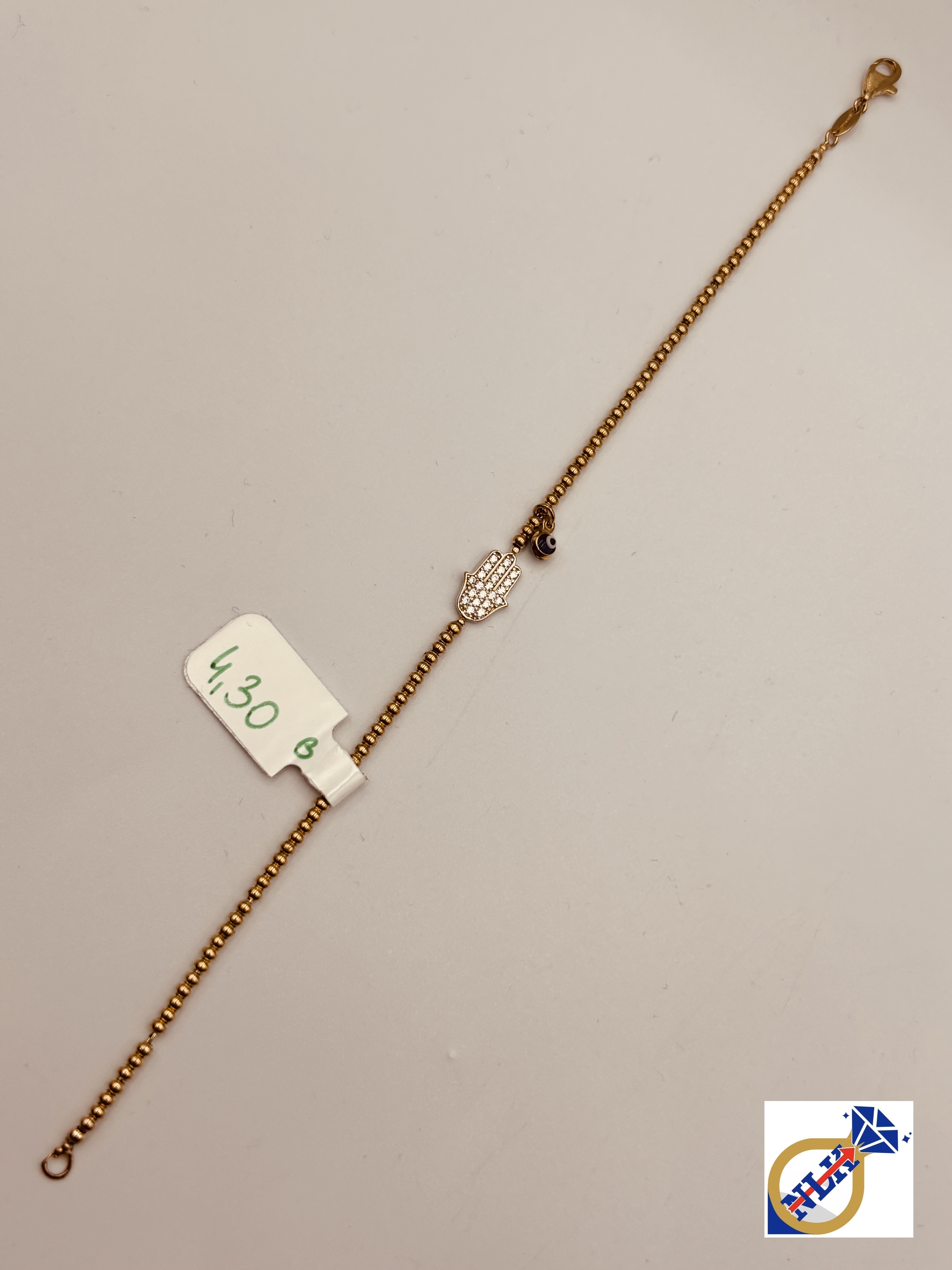 Piękna Złota Bransoletka próby 585(14K) T34B2426