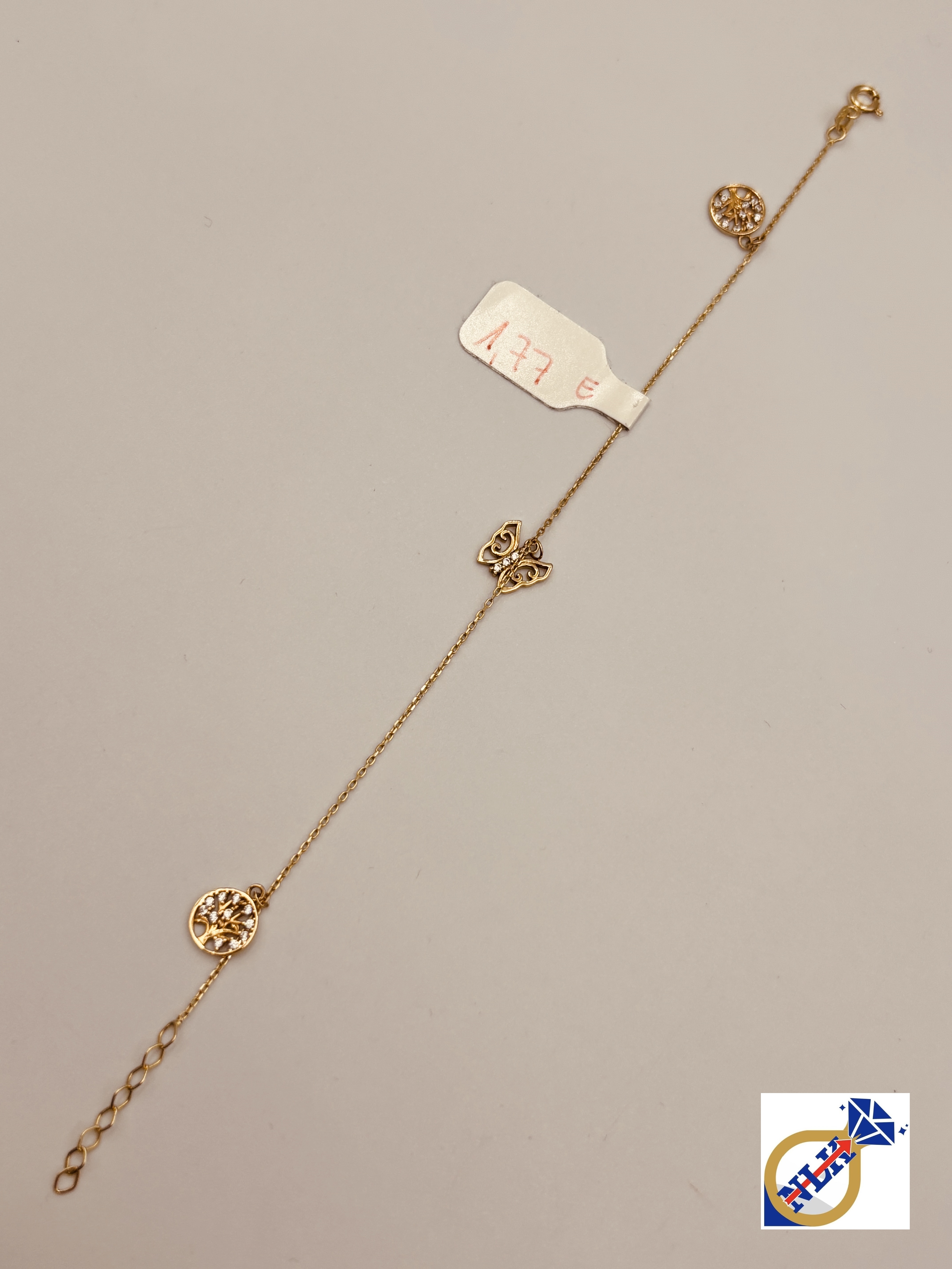 Piękna Złota Bransoletka próby 585(14K) T5E2440