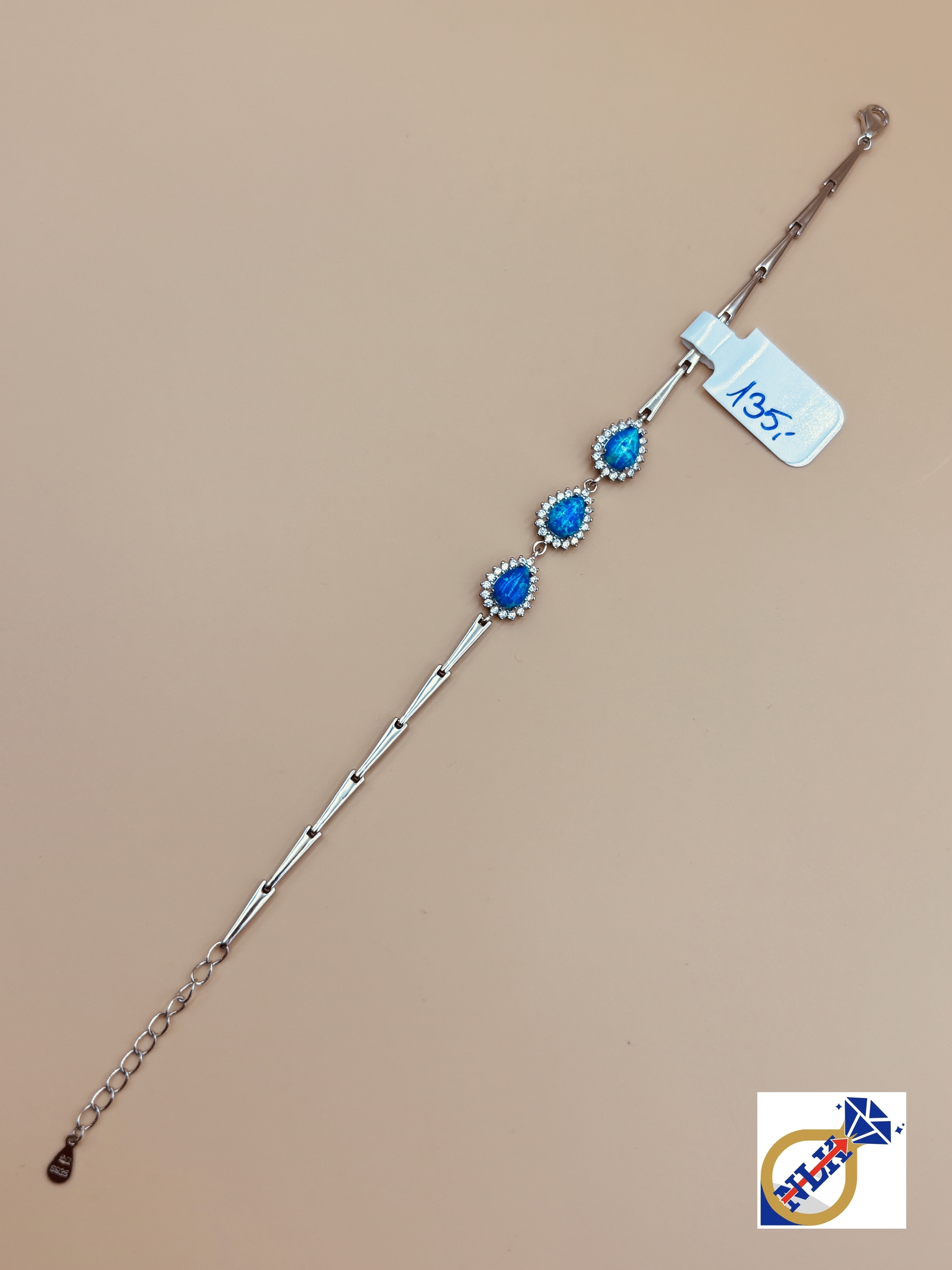 Piękna Srebrna Bransoletka próby 925 G20718