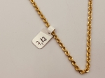 Piękny Złoty Łańcuszek próby 585(14K) T7C2467